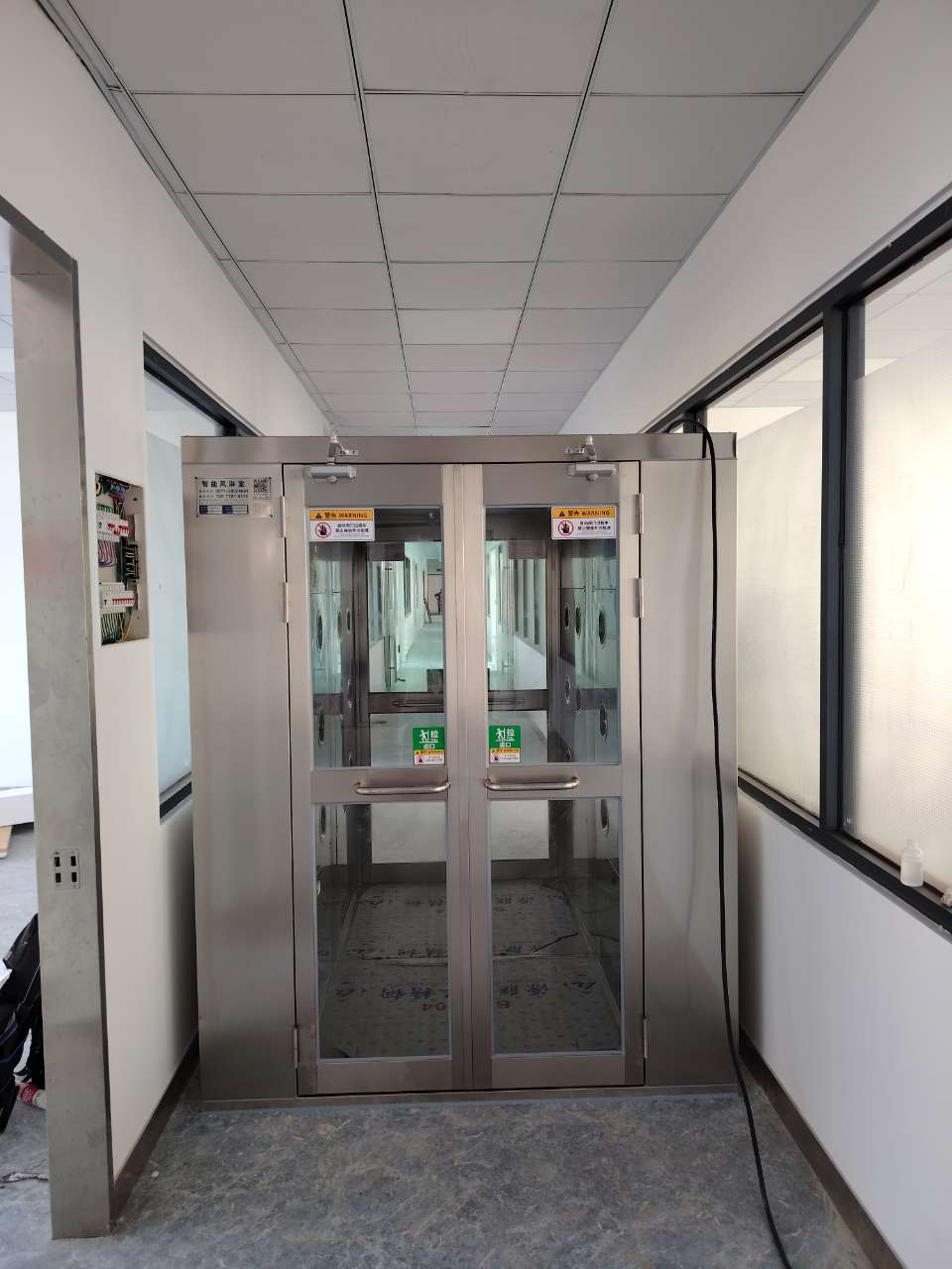 河北惠鴻食品有限公司貨淋室現場安裝